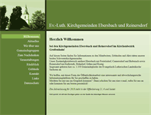 Tablet Screenshot of kirche-ebersbach-reinersdorf.de